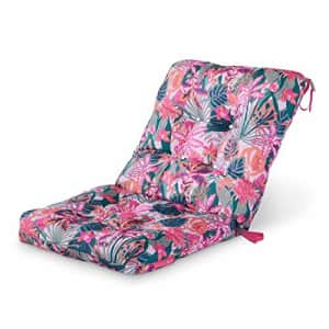 Vera Bradley by Classic Accessories Water-Resistant Patio Chair Cushion, 21 x 19 x 22.5 x 5 Inch, for $38
