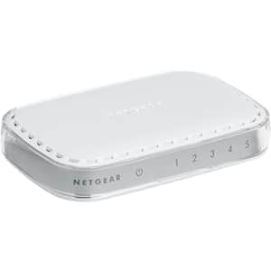 Netgear GS605NA 5 Port Gigabit Ethernet Switch for $16