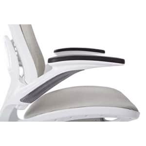 Office Star Ventilated Manager's Office Desk Chair with Breathable Mesh Seat and Back, White Base, for $217