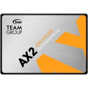 Team Group AX2 1TB 3D NAND TLC 2.5" SATA III Internal SSD for $40