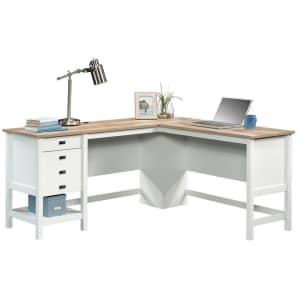 Sauder Cottage Road 65" L-Shaped Desk for $279 Sauder Cottage Road 65" L-Shaped Desk for $279