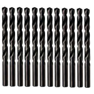 Irwin Tools 63507 7/64-Inch Black Oxide 135-Degree Jobber Length, Pack of 12 for $25