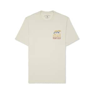 G.H. Bass & Co. Men's Big & Tall Tall Short Sleeve Graphic Print T-Shirt, Bone White Heather, for $14 G.H. Bass & Co. Men's Big & Tall Tall Short Sleeve Graphic Print T-Shirt, Bone White Heather, for $14