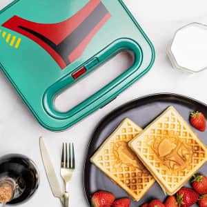 Star Wars Boba Fett Double-Square Waffle Maker for $23