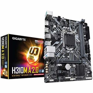 GIGABYTE H310M A 2.0 (LGA1151/ Intel/ H310/ Micro ATX/ DDR4/ HDMI 1.4/ M.2/ Motherboard) for $76