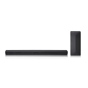LG 2.1-Channel 300W Soundbar with Wireless Subwoofer for $99 LG 2.1-Channel 300W Soundbar with Wireless Subwoofer for $99