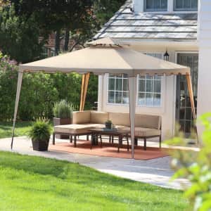 Coral Coast Backyard Festival 10-foot x 10-foot Gazebo for $100 Coral Coast Backyard Festival 10-foot x 10-foot Gazebo for $100