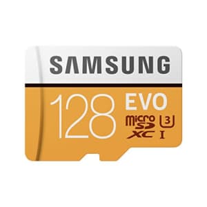 Samsung EVO MB-MP128GA/AM 128GB Class 10 microSDXC memory card w/ adapter for $46