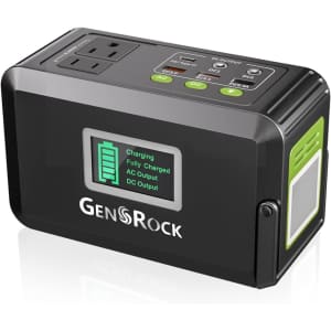 Gensrock 120W Portable Power Station for $70