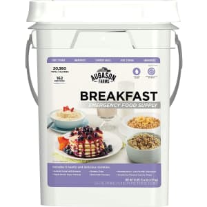Augason 4-Gallon Breakfast Emergency Food Supply for $73
