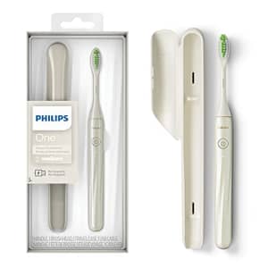 Philips One by Sonicare Rechargeable Toothbrush, Snow, HY1200/07 for $40 Philips One by Sonicare Rechargeable Toothbrush, Snow, HY1200/07 for $40