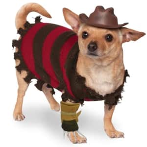 Rubie's unisex adult Nightmare on Elm Street Freddy Krueger Pet Costume Party Supplies, Multicolor, for $48