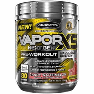 MuscleTech Vapor X5 Next Gen Pre Workout Powder for $22 MuscleTech Vapor X5 Next Gen Pre Workout Powder for $22