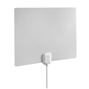 One for All 50-Mile 4K Ultra-Thin Amplified Indoor HDTV Antenna for $9 in cart