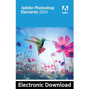 Adobe Photoshop Elements 2024 for PC for $60