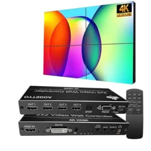 4K HDMI/DVI Video Wall Controller for $44