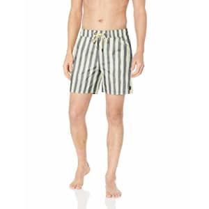 RVCA Men's Montague Elastic Trunk, Popcorn, XXL for $32 RVCA Men's Montague Elastic Trunk, Popcorn, XXL for $32