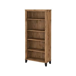 Bush Furniture Somerset Tall 5 Shelf Bookcase | Large Open Bookshelf | Display Cabinet for Library, for $186