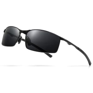 SUNGAIT Ultra Lightweight Rectangular Polarized Sunglasses from $8
