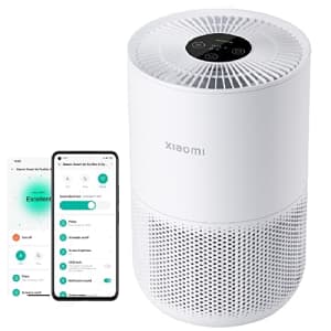 Xiaomi Air Purifier 4 Compact, 1033 sq ft Large Room Home HEPA Smart Air Cleaner, Ultra-Quiet, for $68