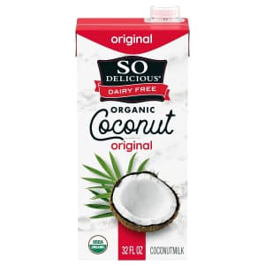 So Delicious 1-Quart Dairy Free Coconut Milk for $1.95 via Sub & Save