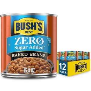 Bush's Zero Sugar Baked Beans 15.8-oz. Can 12-Pack for $14 via Sub & Save