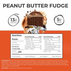 Power Crunch Whey Protein Bars, High Protein Snacks with Delicious Taste, Peanut Butter Fudge, 1.4 for $17
