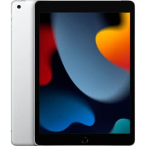 9th-Gen. Apple iPad 10.2" 64GB WiFi + Cellular Tablet (2021) for $380