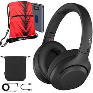 Sony WH-XB900N Extra BASS Wireless Noise Canceling Headphones + Deco Gear Bag Bundle for $148