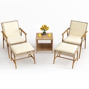 Yitahome 5-Piece Patio Bistro Set for $169