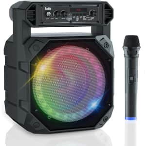 Raddy Portable Karaoke Machine w/ Wireless Microphone for $40 Raddy Portable Karaoke Machine w/ Wireless Microphone for $40