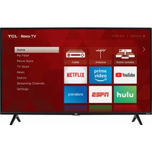 TCL 3-Series 40S325 40" 1080p LED HD Roku Smart TV for $150 TCL 3-Series 40S325 40" 1080p LED HD Roku Smart TV for $150