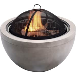Peaktop Outdoor 30" Round Wood Burning Fire Pit for $270 Peaktop Outdoor 30" Round Wood Burning Fire Pit for $270