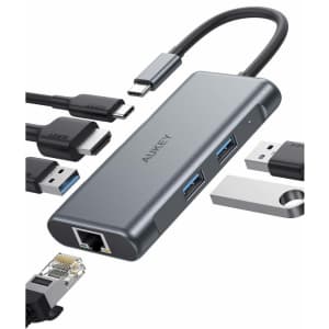Aukey 6-in-1 USB-C Hub w/ 4K HDMI for $13