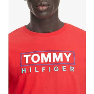 Tommy Hilfiger Men's THD Short Sleeve Logo T Shirt, Old RED, XL for $21 Tommy Hilfiger Men's THD Short Sleeve Logo T Shirt, Old RED, XL for $21