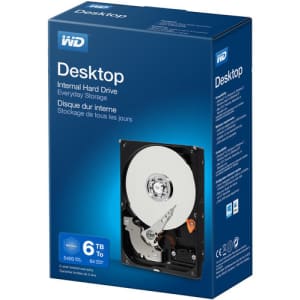 WD 6TB SATA 6Gbps Hard Drive for $140 WD 6TB SATA 6Gbps Hard Drive for $140