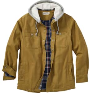 Duluth Trading Men's Fire Hose Standard Fit Hooded Limber Jac for $42
