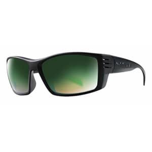 Native Eyewear 199 302 529 Raghorn Sunglasses, Matte Black Frame/Green Reflex Lens for $89