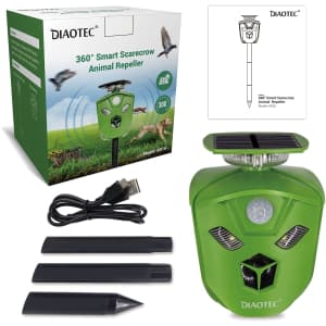 Diaotec 360° Smart Ultrasonic Animal Repeller for $30 Diaotec 360° Smart Ultrasonic Animal Repeller for $30