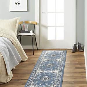 Home Dynamix Premium Sakarya Traditional Medallion Border Area Rug, Midnight Blue, 1'9"x7'2" Runner for $28 Home Dynamix Premium Sakarya Traditional Medallion Border Area Rug, Midnight Blue, 1'9"x7'2" Runner for $28