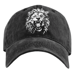 IronPanda Roaring Lion Washed Gym Cap for $15