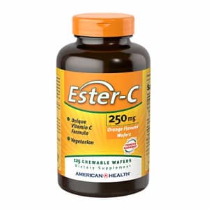 American Health Ester-C Chewable Wafers, Natural Orange - Advanced Active Immune System Support, for $25