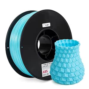 Inland 1.75mm Light Blue ABS 3D Printer Filament, Dimensional Accuracy +/- 0.03 mm - 1kg Spool (2.2 for $15