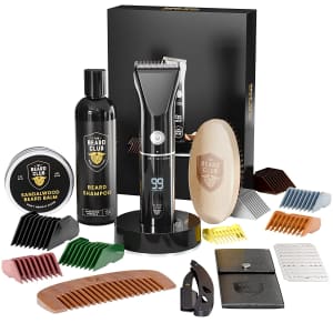 The Beard Club Trimmer and Beard Care Grooming Kit for $75 The Beard Club Trimmer and Beard Care Grooming Kit for $75