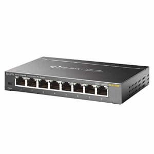 TP-Link 8-Port Gigabit Ethernet Easy Smart Switch | Unmanaged Pro | Plug and Play | Desktop | for $25