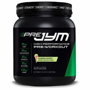 Pre JYM Pre Workout Powder - BCAAs, Creatine HCI, Citrulline Malate, Beta-Alanine, Betaine, and for $50