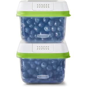 Rubbermaid FreshWorks 4.6-Cup Produce Saver 2-Pack for $10 Rubbermaid FreshWorks 4.6-Cup Produce Saver 2-Pack for $10
