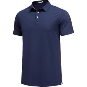 Men's Quick Dry Polo for $14
