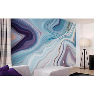 Brewster 98" x 118" Marbled Agate Wall Mural for $47 Brewster 98" x 118" Marbled Agate Wall Mural for $47