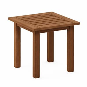 Furinno FG18506 Tioman Hardwood Patio Furniture Outdoor End Table, Natural for $65